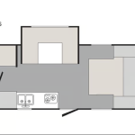 2020 Sunlite Classic 23WQBS, Bunk House Travel Trailer, Slide-Out, Lite Weight full